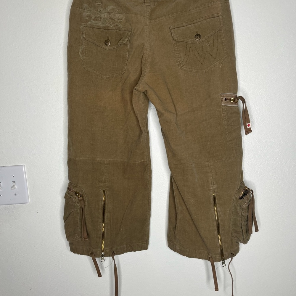Vintage LA wide leg corduroy capris - Picture 5 of 9
